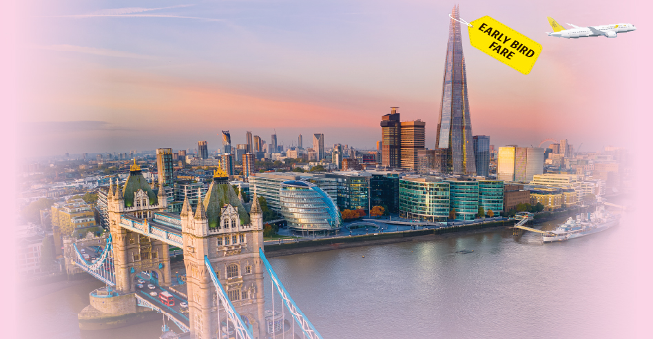 Take off to London | Fly from Melbourne | Royal Brunei Airlines
