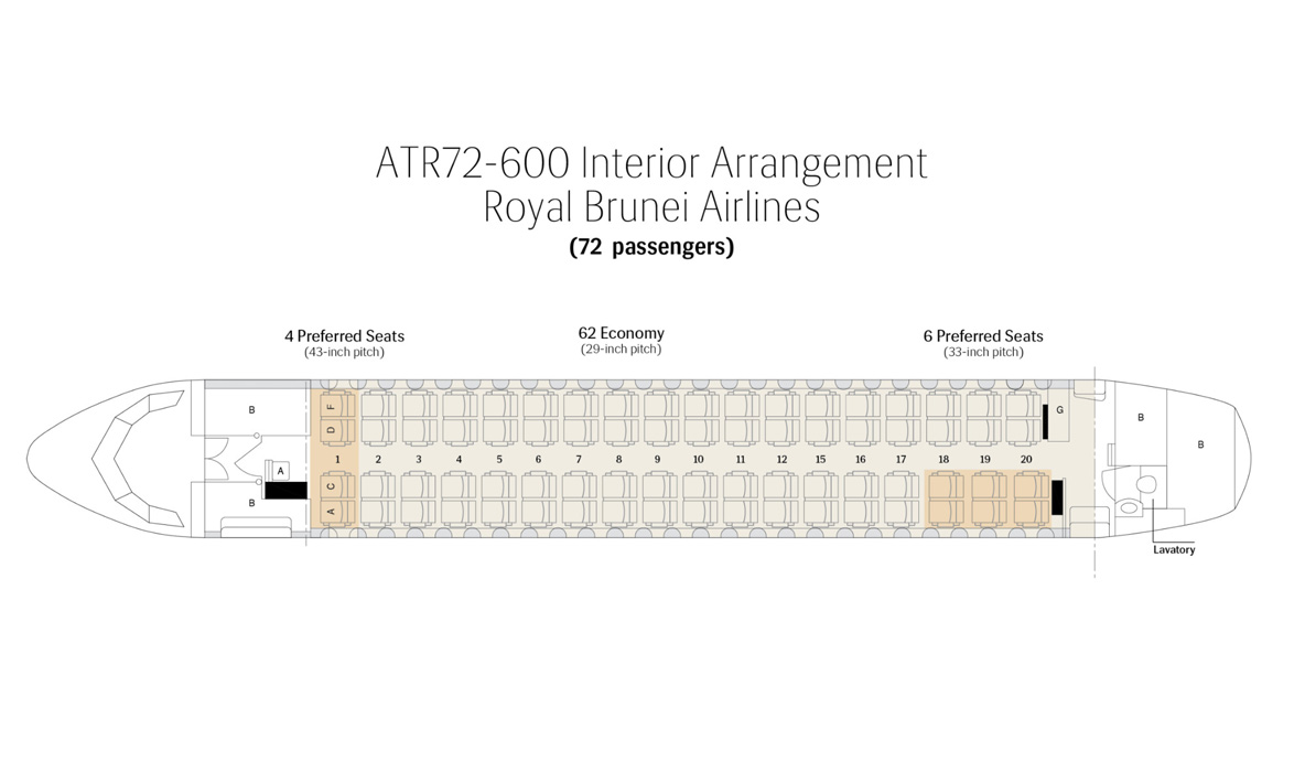 Atr 72 Turboprop Seating Chart