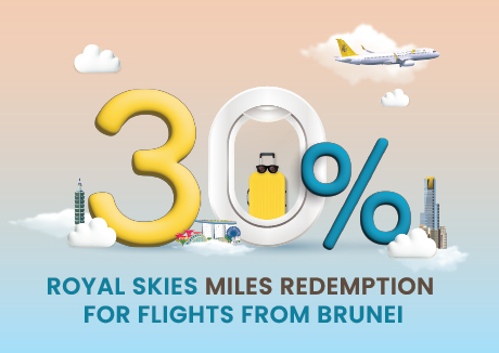 30% off Flight Redemptions