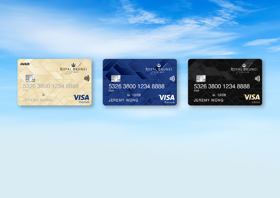 Royal Brunei Visa Credit & Debit Cards by Baiduri Bank