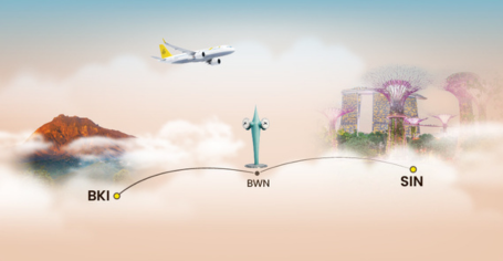 One Stop Away Singapore | From Kota Kinabalu | Royal Brunei Airlines