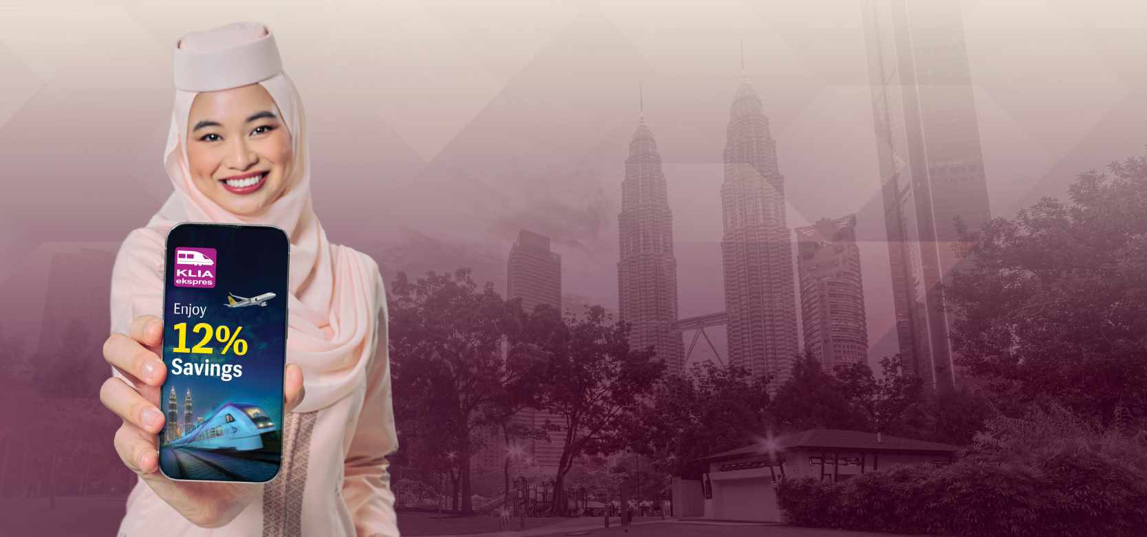 Save on KLIA Ekspres when you fly on Royal Brunei Airlines!